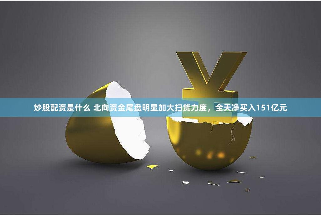 炒股配资是什么 北向资金尾盘明显加大扫货力度，全天净买入151亿元